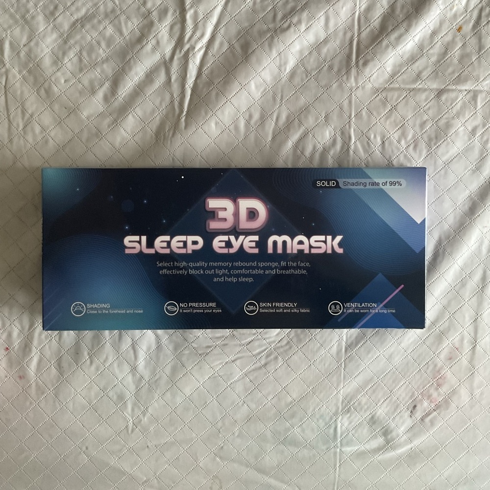 3D Sleep Eye Mask - Blue